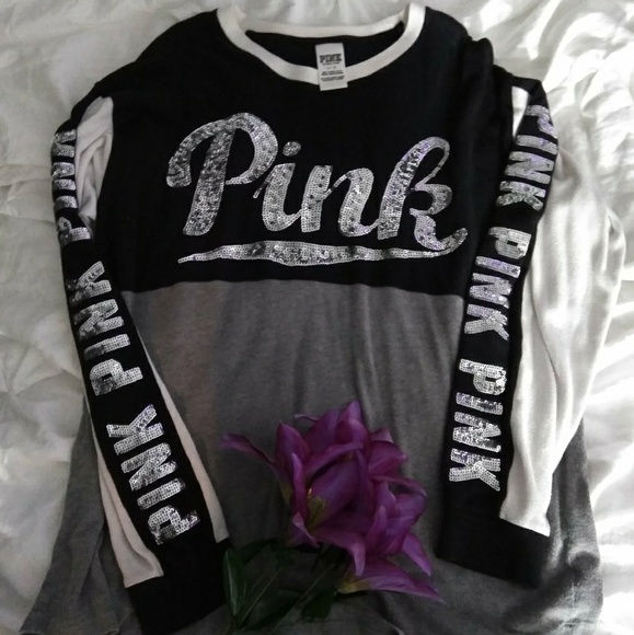 PINK Victoria's Secret Tops - Victoria's Secret Pink Bling shirt